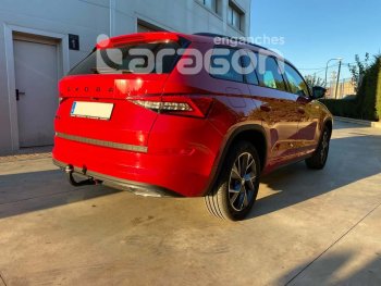 22 699 р. Фаркоп Aragon.(шар V) Skoda Kodiaq NU7 дорестайлинг (2017-2021)  с доставкой в г. Йошкар-Ола. Увеличить фотографию 7