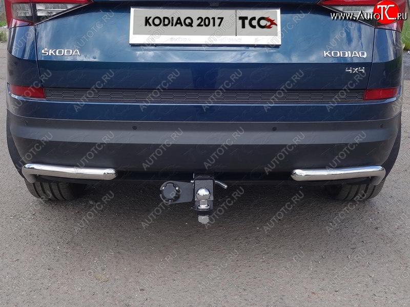 13 949 р. Фаркоп (тягово-сцепное устройство) TCC Skoda Kodiaq NU7 дорестайлинг (2017-2021) (Оцинкованный, шар E )  с доставкой в г. Йошкар-Ола