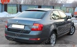 4 649 р. Козырёк на заднее стекло RS Skoda Octavia A7 дорестайлинг лифтбэк (2012-2017) (Неокрашенный)  с доставкой в г. Йошкар-Ола. Увеличить фотографию 5