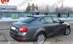 4 649 р. Козырёк на заднее стекло RS Skoda Octavia A7 дорестайлинг лифтбэк (2012-2017) (Неокрашенный)  с доставкой в г. Йошкар-Ола. Увеличить фотографию 6