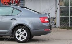 5 849 р. Спойлер RS Skoda Octavia A7 дорестайлинг лифтбэк (2012-2017) (Неокрашенный)  с доставкой в г. Йошкар-Ола. Увеличить фотографию 6