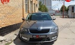 1 999 р. Вставки в нижнюю часть бампера в стиле RS  Skoda Octavia  A7 (2012-2017) дорестайлинг лифтбэк, дорестайлинг универсал (Неокрашенные)  с доставкой в г. Йошкар-Ола. Увеличить фотографию 2