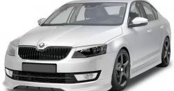 5 999 р. Пороги накладки CT Skoda Octavia A7 дорестайлинг универсал (2012-2017) (Неокрашенные)  с доставкой в г. Йошкар-Ола. Увеличить фотографию 2