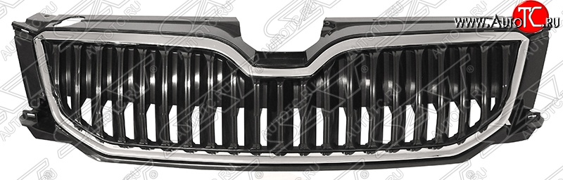 4 499 р. Решётка радиатора SAT Skoda Octavia A7 дорестайлинг универсал (2012-2017) (Неокрашенная)  с доставкой в г. Йошкар-Ола