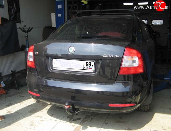 13 949 р. Фаркоп NovLine Skoda Octavia A7 дорестайлинг лифтбэк (2012-2017)  с доставкой в г. Йошкар-Ола