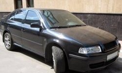 899 р. Реснички на фары CT Skoda Octavia Tour A4 1U2 лифтбэк дорестайлинг (1997-2000) (Неокрашенные)  с доставкой в г. Йошкар-Ола. Увеличить фотографию 2