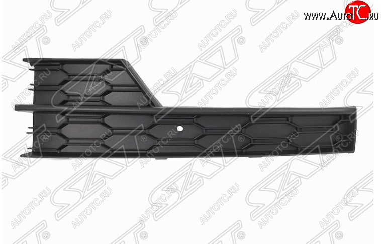 699 р. Левая решетка в передний бампер SAT (под ПТФ)  Skoda Octavia  A7 (2016-2020) рестайлинг лифтбэк, рестайлинг универсал  с доставкой в г. Йошкар-Ола