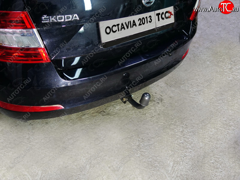 12 949 р. Фаркоп (тягово-сцепное устройство) TCC Skoda Octavia A7 дорестайлинг лифтбэк (2012-2017) (Оцинкованный, шар A )  с доставкой в г. Йошкар-Ола