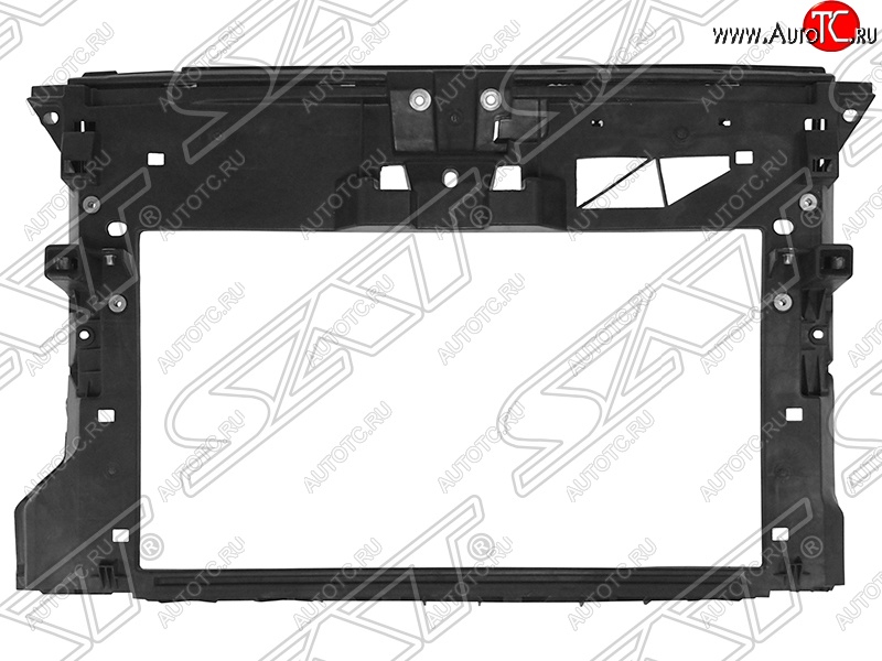 2 979 р. Рамка радиатора (телевизор) SAT Skoda Rapid NH1 хэтчбэк дорестайлинг (2012-2017) (Неокрашенная)  с доставкой в г. Йошкар-Ола