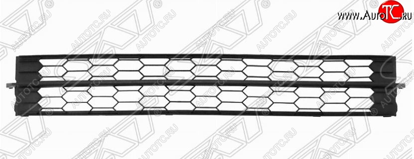 739 р. Решётка в передний бампер SAT Skoda Rapid NH3 дорестайлинг лифтбэк (2012-2017)  с доставкой в г. Йошкар-Ола