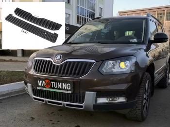 2 999 р. Заглушка воздухозаборника бампера (нижняя, OUTDOOR) MV-Tuning  Skoda Yeti (2013-2018) (Текстурная поверхность)  с доставкой в г. Йошкар-Ола. Увеличить фотографию 2