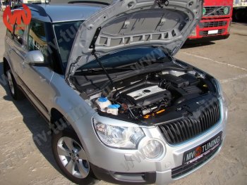 2 969 р. Упор капота MV-Tuning (одинарный) Skoda Yeti (2009-2013)  с доставкой в г. Йошкар-Ола. Увеличить фотографию 4