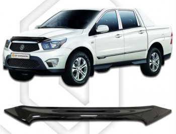 Дефлектор капота CA-Plastiс SSANGYONG Actyon Sport (2012-2024)