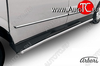 12 059 р. Защита порогов Arbori SSANGYONG Actyon Sport (2012-2024)  с доставкой в г. Йошкар-Ола