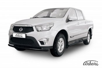 Защита переднего бампера Arbori SSANGYONG Actyon Sport (2012-2024)