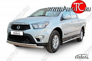 14 579 р. Обвес переднего бампера Arbori SSANGYONG Actyon Sport (2012-2025)  с доставкой в г. Йошкар-Ола