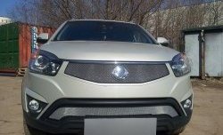 Сетка в решетку радиатора Russtal SSANGYONG (Ссан) Actyon (Актион) (2013-2021) рестайлинг