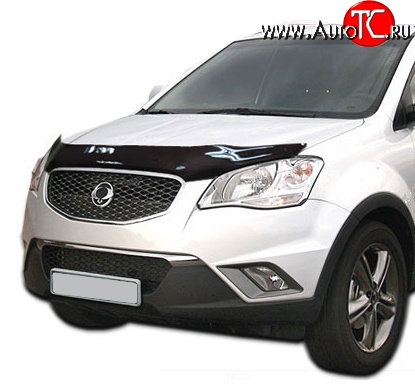 2 879 р. Дефлектор капота NovLine SSANGYONG Actyon дорестайлинг (2010-2013)  с доставкой в г. Йошкар-Ола