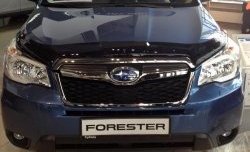 Дефлектор капота NovLine-Autofamily Subaru Forester SJ рестайлинг (2016-2019)