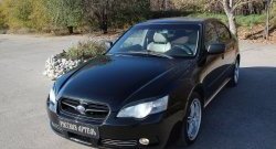 999 р. Реснички на фары RA  Subaru Legacy ( BL/B13,  BL,B13) (2003-2009) дорестайлинг седан, рестайлинг седан (Неокрашенные)  с доставкой в г. Йошкар-Ола. Увеличить фотографию 2