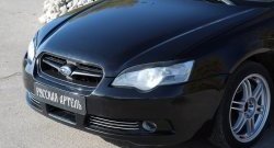 999 р. Реснички на фары RA  Subaru Legacy ( BL/B13,  BL,B13) (2003-2009) дорестайлинг седан, рестайлинг седан (Неокрашенные)  с доставкой в г. Йошкар-Ола. Увеличить фотографию 1