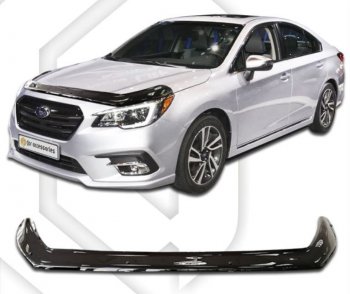 Дефлектор капота CA-Plastiс exclusive Subaru Legacy BN/B15 рестайлинг седан (2017-2025)