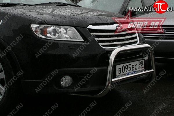 11 789 р. Защита переднего бампера Souz-96 (d60) Subaru Tribeca (2008-2014)  с доставкой в г. Йошкар-Ола