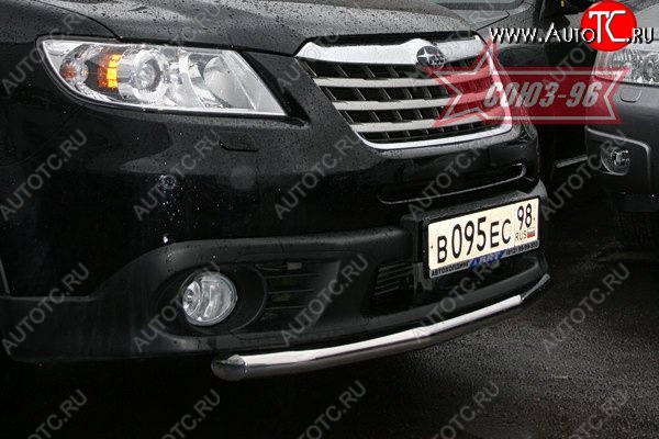 11 069 р. Защита переднего бампера одинарная Souz-96 (d60) Subaru Tribeca (2008-2014)  с доставкой в г. Йошкар-Ола