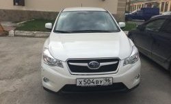 1 469 р. Сетка на бампер Russtal (черная) Subaru XV GP/G33 дорестайлинг (2012-2016)  с доставкой в г. Йошкар-Ола. Увеличить фотографию 2