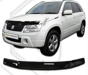 Дефлектор капота (TD54W, TD94W) CA-Plastiс Suzuki Grand Vitara JT 5 дверей дорестайлинг (2005-2008)