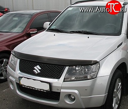 2 879 р. Дефлектор капота NovLine Suzuki Grand Vitara JT 5 дверей дорестайлинг (2005-2008)  с доставкой в г. Йошкар-Ола