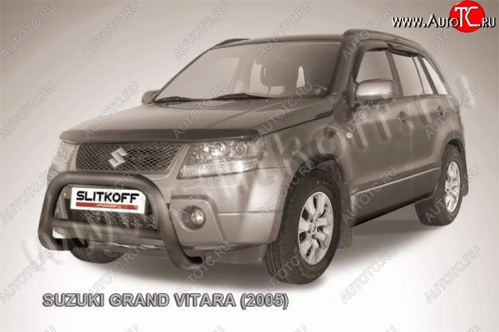 25 999 р. Кенгурятник d76 низкий Suzuki Grand Vitara JT 5 дверей дорестайлинг (2005-2008) (Цвет: серебристый)  с доставкой в г. Йошкар-Ола