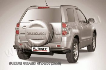 6 899 р. Уголки d57+d42 двойные  Suzuki Grand Vitara  JT 3 двери (2005-2008) дорестайлинг (Цвет: серебристый)  с доставкой в г. Йошкар-Ола. Увеличить фотографию 1