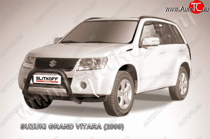 25 999 р. Кенгурятник d76 низкий Suzuki Grand Vitara JT 5 дверей дорестайлинг (2005-2008) (Цвет: серебристый)  с доставкой в г. Йошкар-Ола