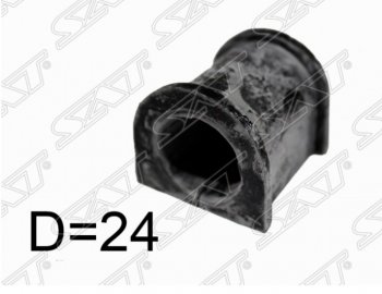 132 р. Втулка переднего стабилизатора SAT (D=24)  Suzuki Jimny  JB23/JB43 (1998-2018) дорестайлинг, 1-ый рестайлинг, 2-ой рестайлинг  с доставкой в г. Йошкар-Ола. Увеличить фотографию 1