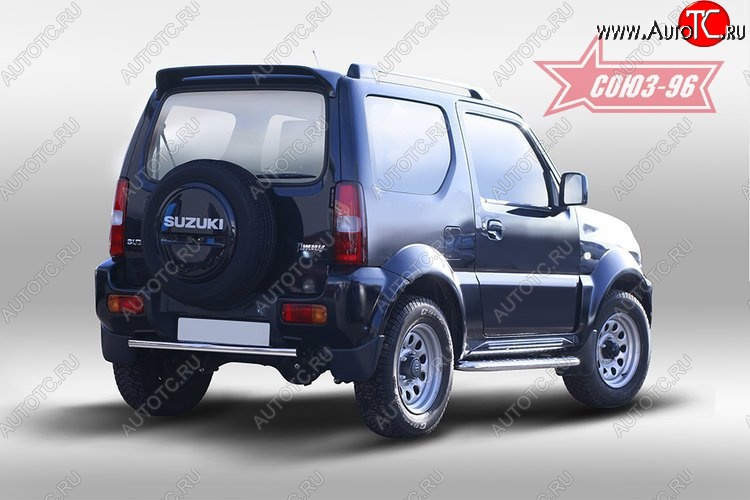 8 279 р. Защита заднего бампера Souz-96 (d42) Suzuki Jimny JB23/JB43 2-ой рестайлинг (2012-2018)  с доставкой в г. Йошкар-Ола