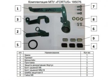 11 749 р. Замок КПП FORTUS АТ Suzuki SX4 JYB, JYA хэтчбэк дорестайлинг (2013-2016)  с доставкой в г. Йошкар-Ола. Увеличить фотографию 3