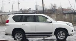 4 699 р. Молдинги RA Toyota Land Cruiser Prado J150 1-ый рестайлинг (2013-2017) (Поверхность глянец (под окраску), Неокрашенные)  с доставкой в г. Йошкар-Ола. Увеличить фотографию 2