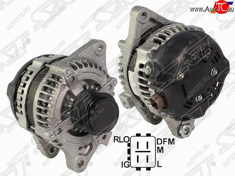 17 299 р. Генератор SAT (12V, 100A, 1,6 1ZRFAE/2,0 3ZRFAE)  Toyota Auris  E150 - RAV4  XA30  с доставкой в г. Йошкар-Ола