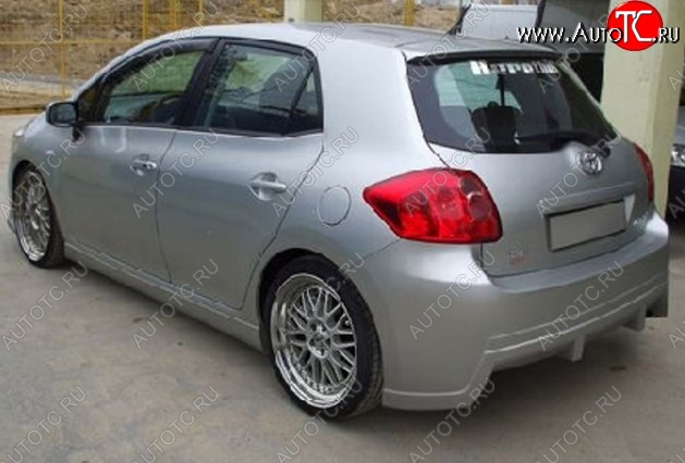 10 199 р. Задний бампер CT Toyota Auris E150 хэтчбэк 5 дв. дорестайлинг (2006-2010) (Неокрашенный)  с доставкой в г. Йошкар-Ола