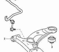 549 р. Полиуретановая втулка стабилизатора передней подвески Точка Опоры (22 мм)  Toyota Caldina  T210 - Ipsum  SXM10  с доставкой в г. Йошкар-Ола. Увеличить фотографию 2