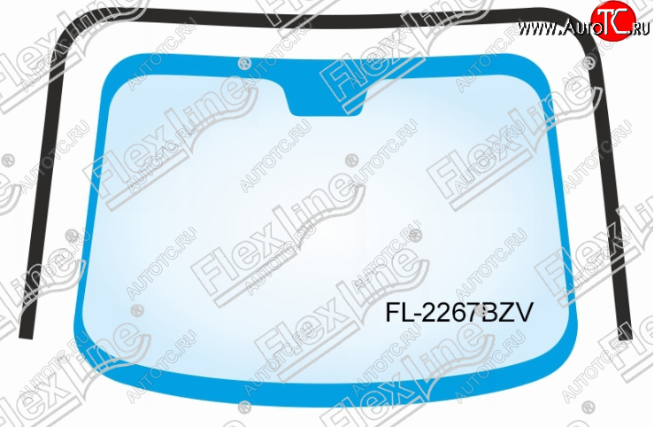 2 499 р. Молдинг лобового стекла FlexLine Toyota Camry XV30 дорестайлинг (2001-2004)  с доставкой в г. Йошкар-Ола