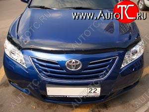 3 299 р. Дефлектор капота SIM Toyota Camry XV40 дорестайлинг (2006-2008)  с доставкой в г. Йошкар-Ола