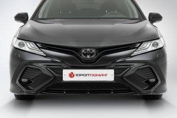 17 999 р. Накладка в центральный воздухозаборник переднего бампера Harius  Toyota Camry  XV70 (2017-2021) дорестайлинг (Неокрашенная)  с доставкой в г. Йошкар-Ола. Увеличить фотографию 5