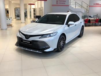 16 899 р. Накладка переднего бампера HEMMES  Toyota Camry  XV70 (2017-2021) дорестайлинг  с доставкой в г. Йошкар-Ола. Увеличить фотографию 3