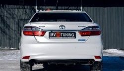 4 649 р. Козырёк на заднее стекло Tuning-Sport Toyota Camry XV55 1-ый рестайлинг (2014-2017) (Неокрашенный)  с доставкой в г. Йошкар-Ола. Увеличить фотографию 4