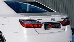 4 649 р. Козырёк на заднее стекло Tuning-Sport Toyota Camry XV55 1-ый рестайлинг (2014-2017) (Неокрашенный)  с доставкой в г. Йошкар-Ола. Увеличить фотографию 5