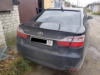 2 799 р. Лип спойлер АВТОКРАТ Toyota Camry XV55 1-ый рестайлинг (2014-2017) (Неокрашенный)  с доставкой в г. Йошкар-Ола. Увеличить фотографию 5