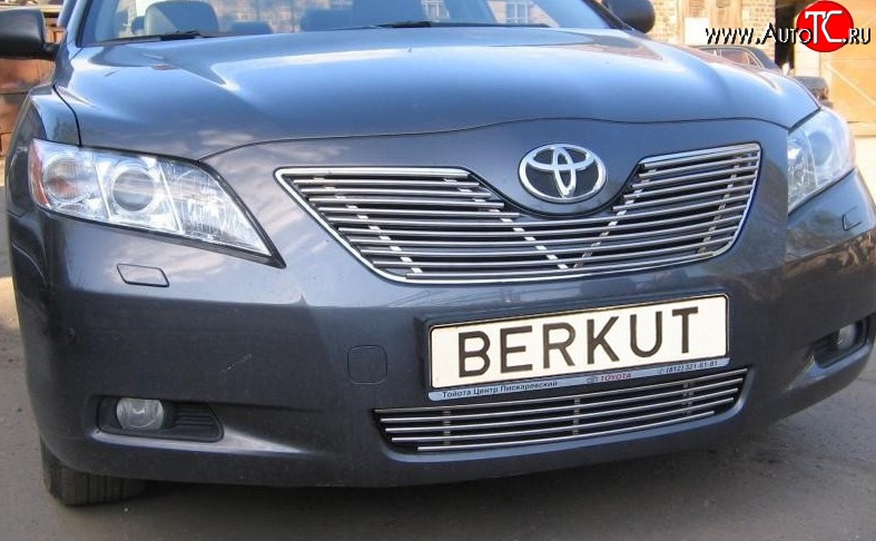 6 499 р. Декоративная вставка решетки радиатора Berkut Toyota Camry XV40 рестайлинг (2009-2011)  с доставкой в г. Йошкар-Ола