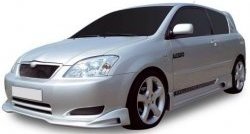 Накладка на передний бампер CT Toyota Corolla E120 хэтчбек 5 дв. дорестайлинг (2000-2004)